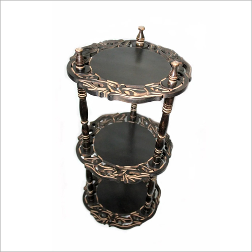 Wooden Handicraft Shelf Showcase
