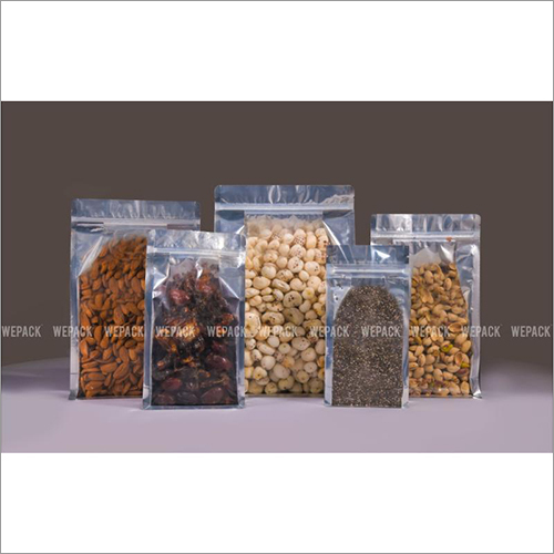 Flat Bottom Clear Metalized Pouch