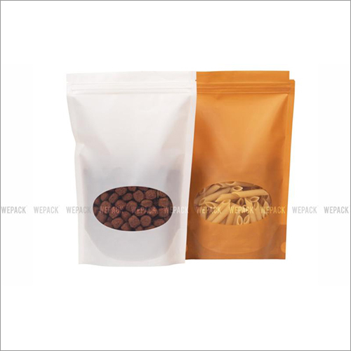 Matte Oval Window Pouch