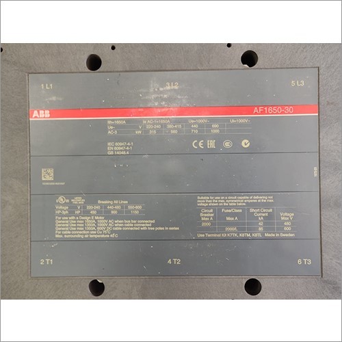 1600 AMP ABB Contactor