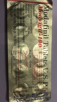 Modafinil Tablets Usp 100 Mg Each Uncoated Tablet