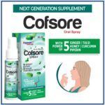 COFSORE ORAL SPRAY + GINGER + HONEY + PIPERIN + TULSI + CURCUMIN