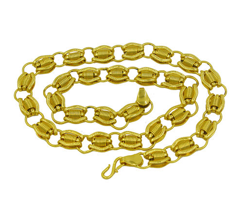 18k Micro Gold Plated Men & Women Chain (18 Inch)