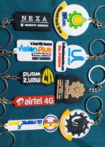 Silicone Rubber Promotional Key chains