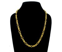 18k Micro Gold Plated Men & Women Chain (18 Inch)