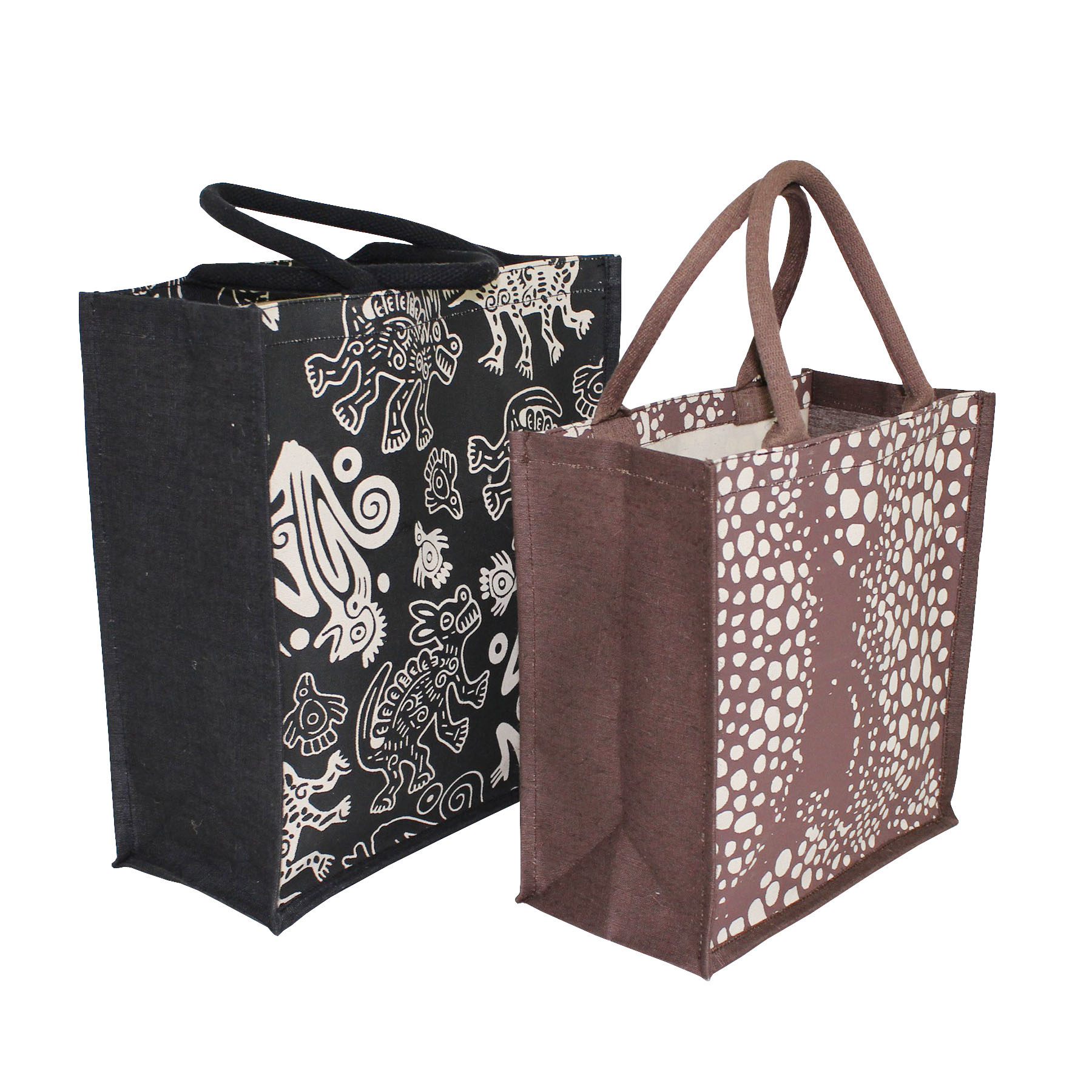 10 Oz PP Laminated Canvas Tote Bag With Padded Rope Handle