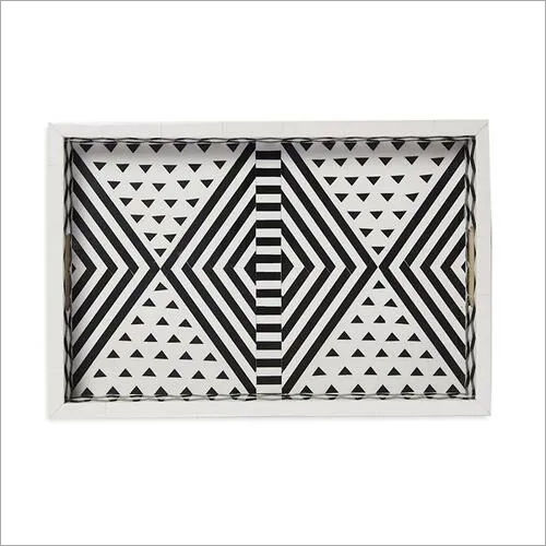 Bone Inlay Rectangular Tray