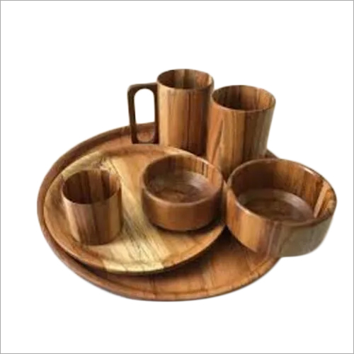 Wooden Dinner And Lunch Set