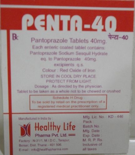 Penta-20 (Pantoprazole Tablets 20mg)
