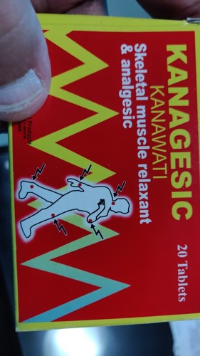 Kanagesic / Paracetamol And Orphenadrine Citrate Tablets