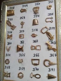 Metal Silver Color Footwear & Apparels Buckles - Length: 28 Mm