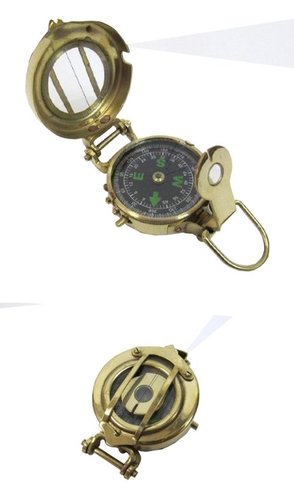3 Military Compass Elite Model Solid Brass by Nauticalmart 