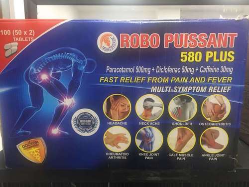 Robo Puissant Plus / Paracetamol, Diclo Sodium And Caffeine Tablets