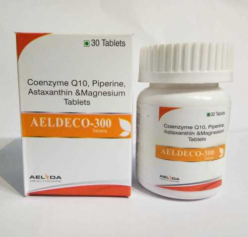 Coenzyme Q-10 300mg+Piperine 5mg+Astaxanthin 8mg+Magnisium 25