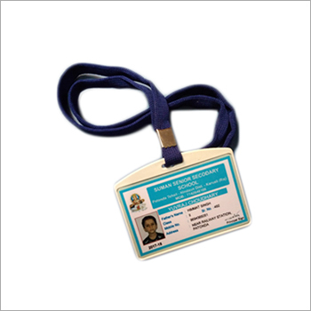 Plastic School ID Card - Polyester Material, Glossy Finish , Water Resistant Quality