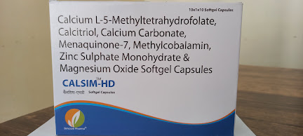 Calcium Carbonate Calcitriol Zinc Sulphate Magnesium Sulphate Vitamin K2-7 Methylcobalamin And L-Methyl Folate Softgel Capsules - Drug Type: Health Supplements