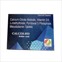 Calcium Citratee Maleate, Vitamin D3, L-Methylfolate Pyridoxal 5 Phosphate Mecobalamin Tablets