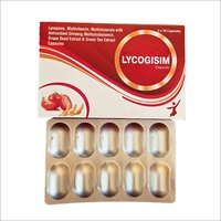 Lycopene Multivitamin Multiminerals With Antioxidant Ginseng Methylcobalamin Grape Seed Extract And Green Tea Extract Capsules