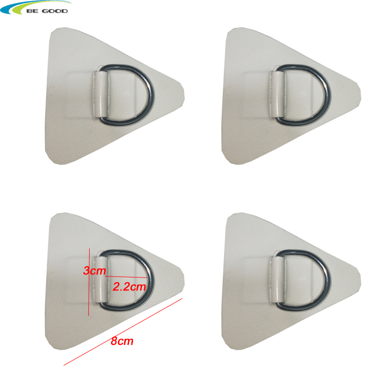 stainess steel D ring patch for pvc inflatable boat raft kayak canoe surfboard swimming tube self adhesive fitting accessories