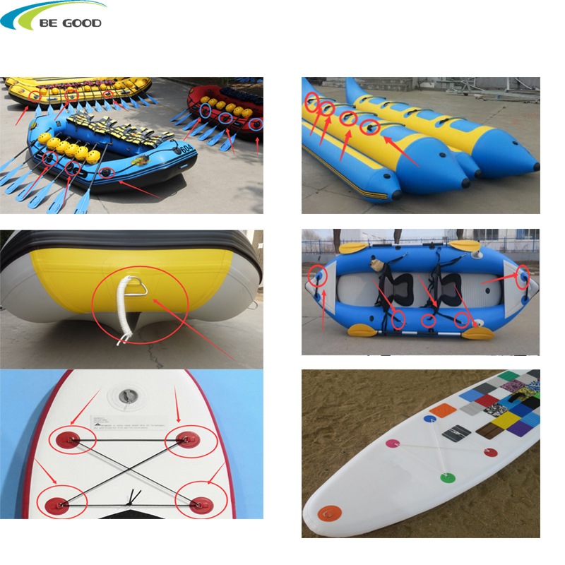 stainess steel D ring patch for pvc inflatable boat raft kayak canoe surfboard swimming tube self adhesive fitting accessories