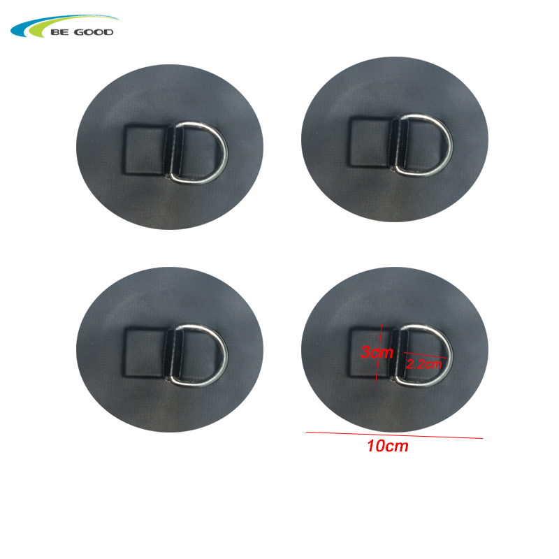 stainess steel D ring patch for pvc inflatable boat raft kayak canoe surfboard swimming tube self adhesive fitting accessories