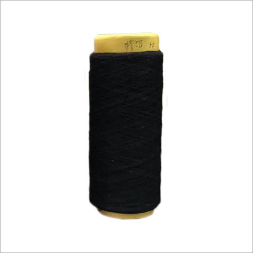 1-8 Black Melanges Dyed Yarn