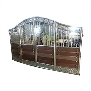 Modern Stainless Steel Main Gate