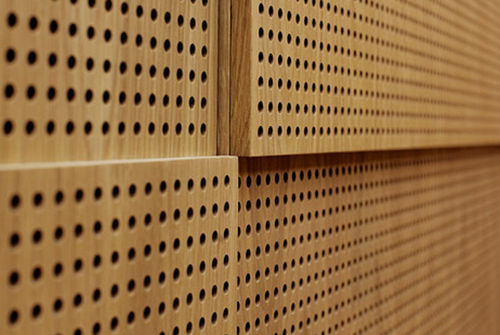 Mdf Perforated Acoustic Wall Panel Size: 2X 2 Feet