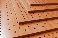 Laminated Mdf Perforated Acoustic Wall Panel