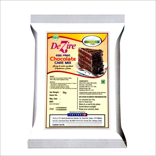 5 KG Egg Free Chocolate Cake Mix