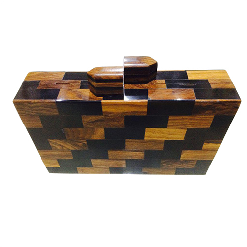 Resin Checkered Purse