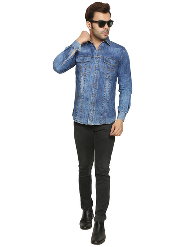 Mens Regular Fit Plain Shirts