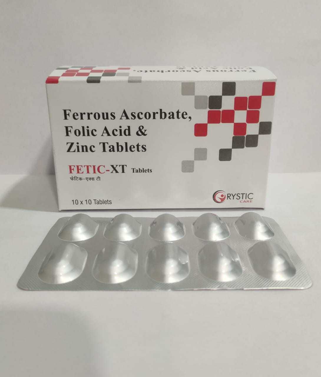 Ferrous Ascorbate Folic Acid Zinc Tablets
