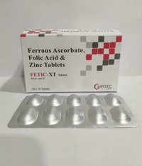 Ferrous Ascorbate, Folic Acid & Zinc Tablets