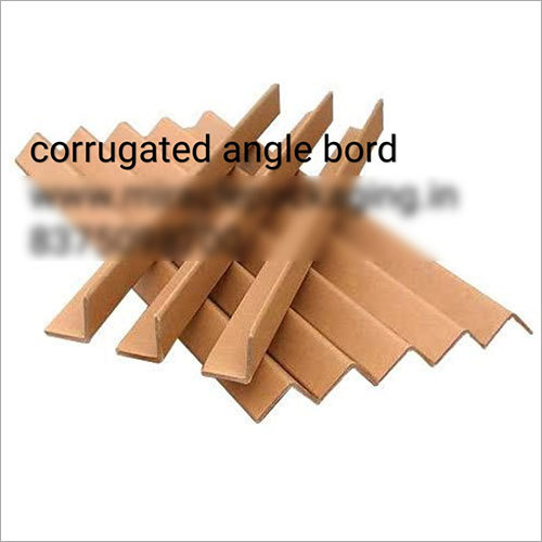 Corrugated Paper Angle Board - Brown Corrugated Paper , Anti-Curl and Anti-Rust Features for Precision Cutting