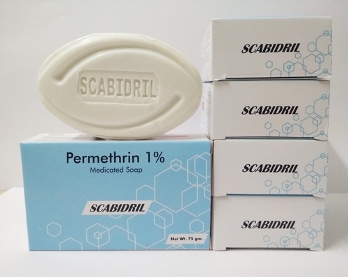 Permethrine soap