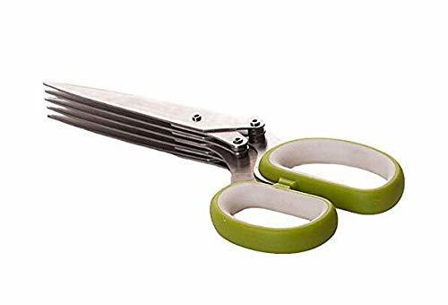 Mastrad Herb Scissors - 5-Blade Stainless Steel Herb Shears