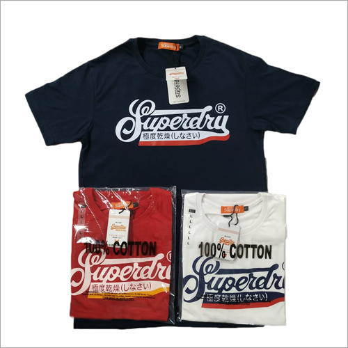 Fashionable Round Neck T-Shirt - Cotton Blend, Sizes L, M, S, XL | O-Neck Collar, Printed Pattern, Short Sleeves