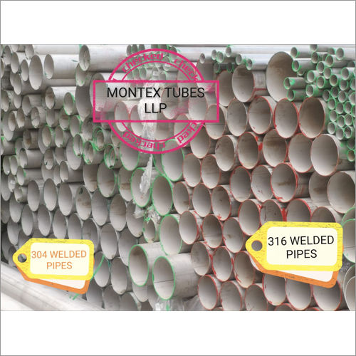 Stainless Steel Welded Pipes And Tubes Section Shape: Round