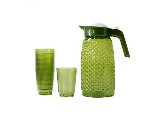 SWIFT INTERNATIONAL Jug (2 Ltrs) and Glass Set (1 Jug & 6 Glass) (Green