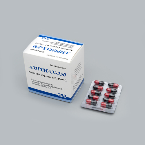 Ampicillin Capsule - Ampicillin, Oral Dosage, 1 Box | Effective Against Bacterial Infections, Recommended for Adults, Storage in Cool & Dry Place