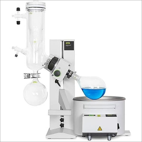 Rotary Vacuum Evaporator - 5L, White | Brushless DC Motor, LCD Display, Automatic Ejection Mechanism, USB Control, 1,500 sq.cm Condenser