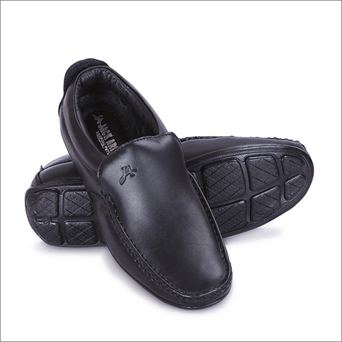 Mens Formal Leather Shoes - Leather & Other Materials, All Size Available, Classic Black Design for Any Season