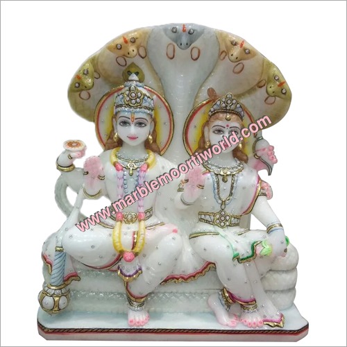 Marble Fancy Vishnu Laxmi Statue By MARBLE MOORTI WORLD