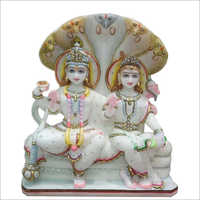 Marble Fancy Vishnu Laxmi Statue