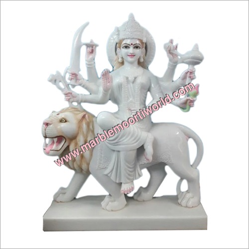 Marble Durga Statue