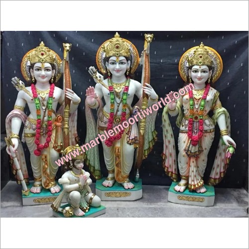 Marble Designer Ram Darbar Statue at Best Price in Jaipur Marble
