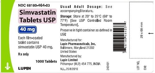 Simvastatin Tablet General Medicines
