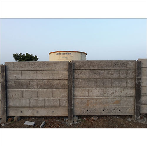 Precast Wall Column - WALL COMPOUND Material, H Section Design, Single or Double Height Options | Effective Support for Precast Compound Walls