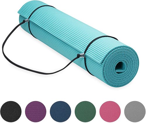 KD Essentials Premium Yoga Mat with Yoga Mat Carrier Sling
